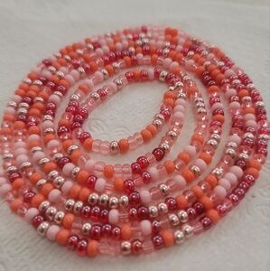DNKN Inspired Waistbeads 50" Tie On Waist Beads